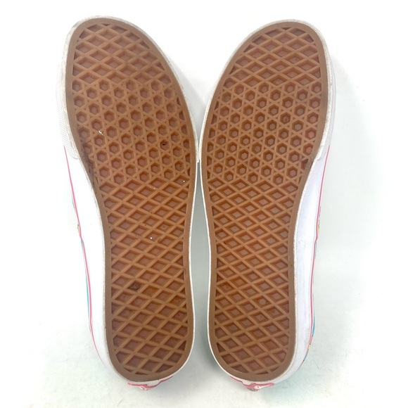 Vans Off the Wall Low Top Lace Up Sneaker “Odd Future” Blue Donuts Womens 8 - Picture 7 of 8